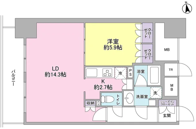 Stylio Shinagawa Nakanobu - Floor Plan - ["Rectangle", "Map", "Font"]