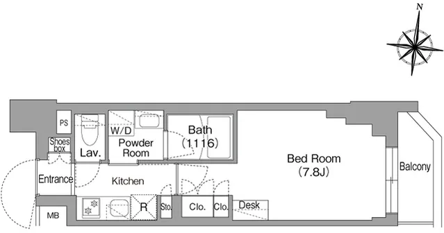 Comforia Liv Osaki - Floor Plan - []