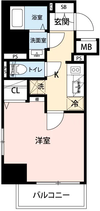 Mynavi STAY Neo Vista Asakusa Tawaramachi - Floor Plan - []