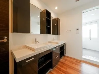 Opus Residence Ebisu - Interior - ["Interior design", "Bathroom Sink", "Flooring"]