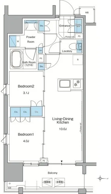Lefon Progres Akabane Marks - Floor Plan - ["White", "Diagram", "Plan"]