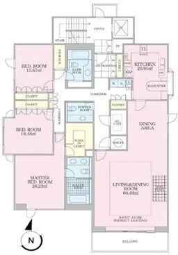 Pacific House Azabudai - Floor Plan - ["Diagram", "Floor plan", "Plan"]