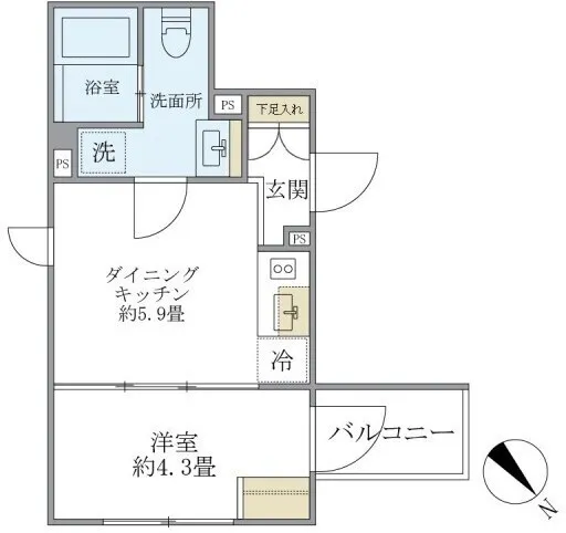 EXAM AKASAKA - Floor Plan - ["Diagram", "Floor plan", "Plan"]