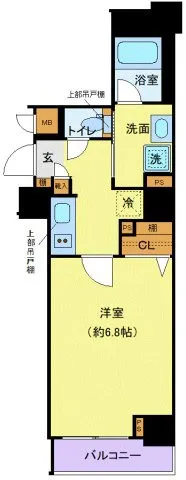 Dearly Alicious Ichigaya Yakuoji Temple - Floor Plan - ["Apartment", "Condominium", "High-rise building"]