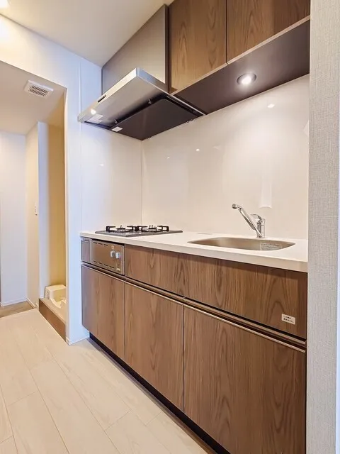 Brookside Residence Kiba - Interior - ["Flooring", "Kitchen", "Interior design"]