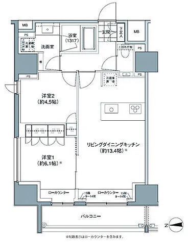 Park Habio Higashinakano - Floor Plan - ["White", "Diagram", "Plan"]
