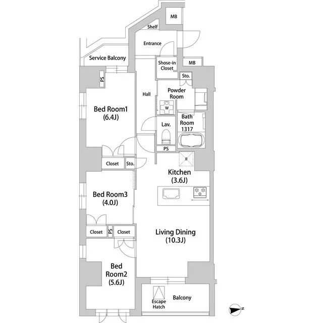 Hiroo Villa Square - Floor Plan - ["Floor plan", "Text", "Plan"]