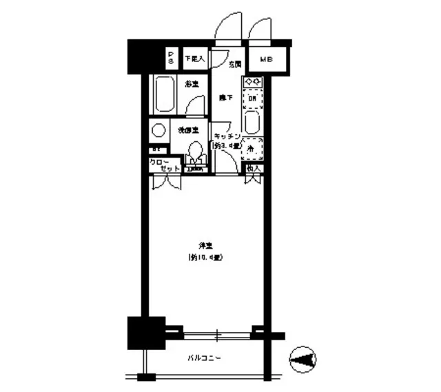 Park Cube Kanda - Floor Plan - ["Diagram"]