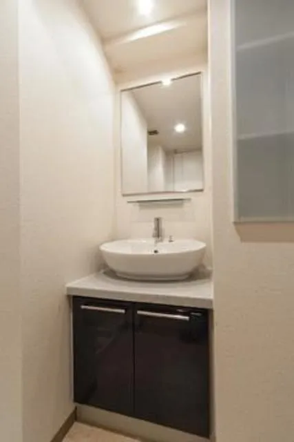 Stella Maison Myougandani - Interior - ["Mirror", "Tap", "Bathroom sink"]