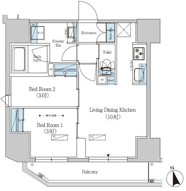 Urbanex Ueno - Floor Plan - ["White", "Plan", "Diagram"]