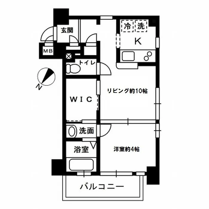 Residia Yoyogi Ⅱ - Floor Plan - ["Rectangle", "Schematic", "Slope"]