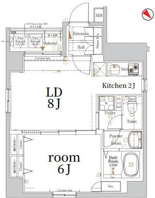 Log Ginza East - Floor Plan - ["Diagram", "Plan", "Floor plan"]