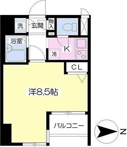 Gala Place Kinshicho - Floor Plan - ["Rectangle", "Font", "Parallel"]