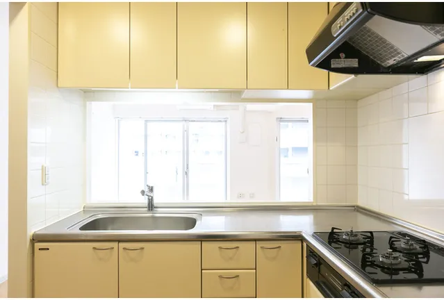Shinonome Canal Court CODAN Building 18 - Interior - ["Kitchen", "Kitchen Appliance", "Countertop"]