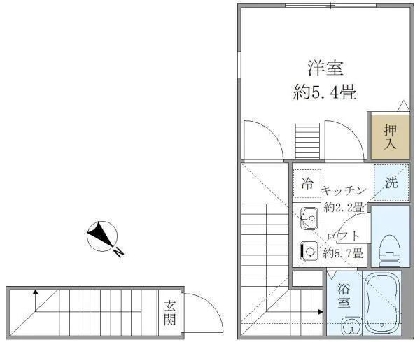 Terrace Gakugei University - Floor Plan - ["White", "Plan", "Diagram"]