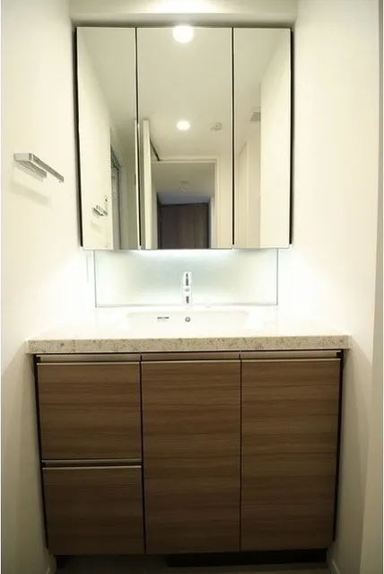 CONTRAL NAKAMEGURO - Interior - ["Mirror", "Cabinetry", "Tap"]