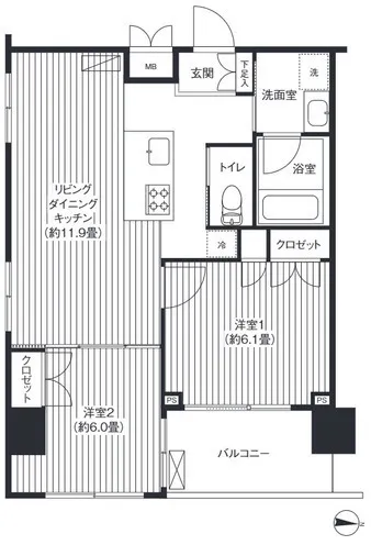 Grand Heights Kinshicho - Floor Plan - ["Plan", "Diagram", "Floor plan"]