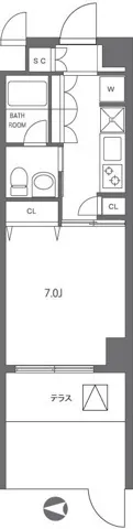 Garden Haginaka - Floor Plan - []