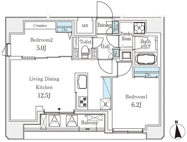 Clarity Bunkyo Yushima - Floor Plan - ["White", "Plan", "Diagram"]