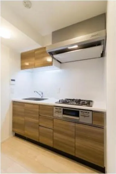 Linden Court Ichigaya - Interior - ["Cabinetry", "Countertop", "Tap"]