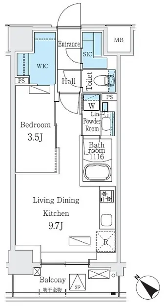 Urban Breeze Sugamo - Floor Plan - []