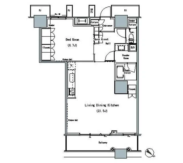 The Tokyo Towers Midtower - Floor Plan - ["Floor plan", "Plan", "Diagram"]