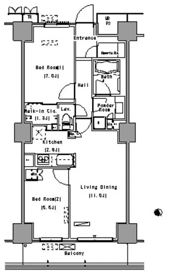 Park Axis Toyosu - Floor Plan - ["Diagram", "Plan", "Floor plan"]