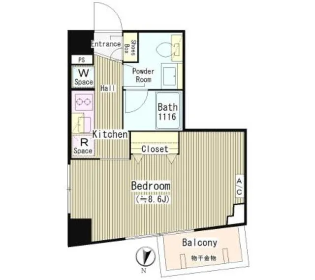 Solani Meguro Fudomae - Floor Plan - ["Rectangle", "Parallel", "Floor plan"]