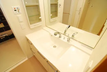 Esty Maison Toyosu Residence - Interior - ["Bathroom Sink", "Plumbing fixture", "Flooring"]