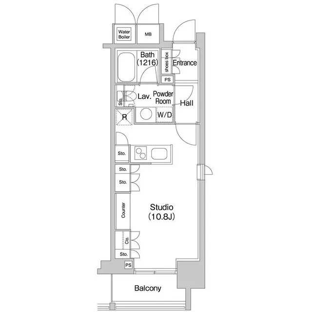 Comforia Kitasando - Floor Plan - ["Rectangle", "Schematic", "Parallel"]