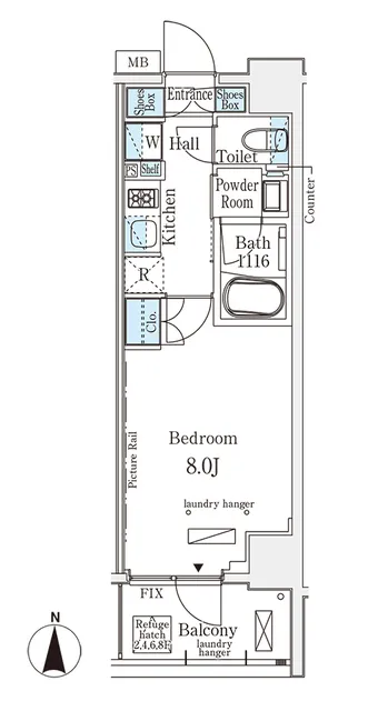 GLACIER Omori - Floor Plan - ["Rectangle", "Font", "Parallel"]