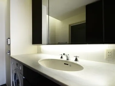 KDX Residence Yotsuya - Interior - ["Bathroom Sink", "Wall", "Interior design"]