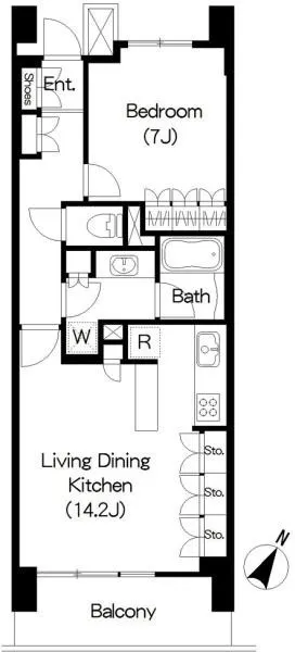 Brillia Ist Sangenjaya Blossom Terrace - Floor Plan - []
