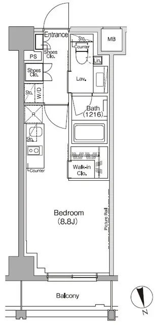 The Park Habio Koenji Residence - Floor Plan - []