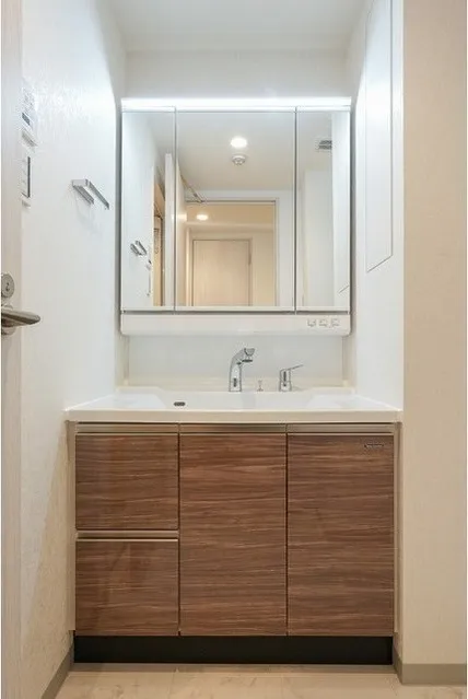 Comforia Liv Bunkyo Gokokuji - Interior - ["Flooring", "Bathroom Sink", "Bathroom cabinet"]