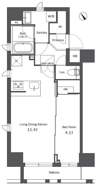 Comforia Taito Negishi - Floor Plan - ["Diagram", "Floor plan", "Plan"]