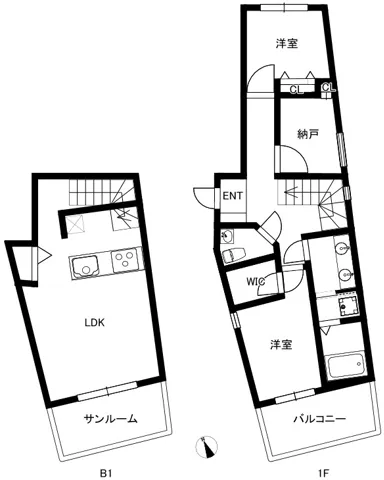 Sincerite Minamiazabu - Floor Plan - ["Design", "Stairs"]