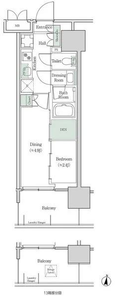 Brookside Residence Kiba - Floor Plan - ["Diagram"]