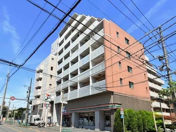 Park Sphere Nakano Fujimicho - Exterior - ["Overhead power line", "Brutalist architecture"]