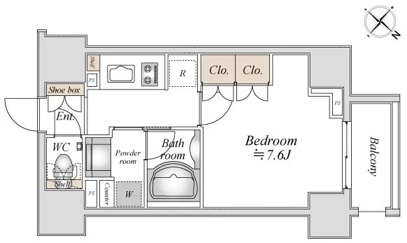 La Douceur Sugamo - Floor Plan - ["Floor plan", "Diagram"]