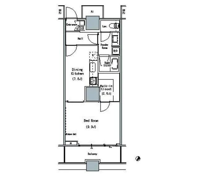 The Tokyo Towers Midtower - Floor Plan - ["Rectangle", "Schematic", "Font"]