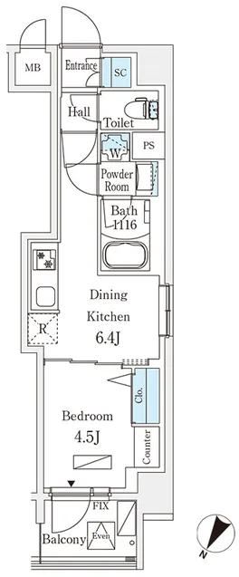 Roygent Komagome Rikugien - Floor Plan - []