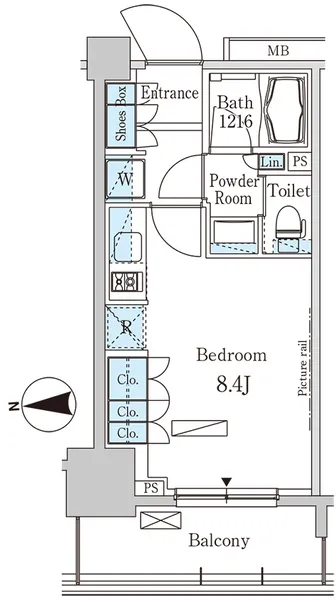 Park Axis Kiba - Floor Plan - []