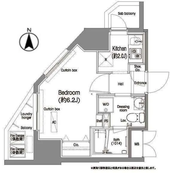 Comforia Nishi Kamata - Floor Plan - ["Plan", "Diagram", "Technical drawing"]