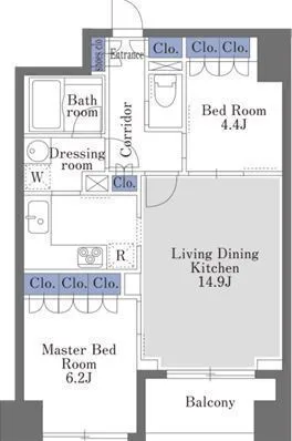 Doue Nihonbashi - Floor Plan - ["Floor plan", "Diagram", "Plan"]
