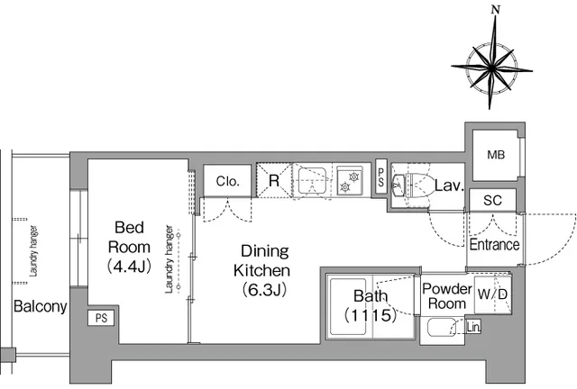 Wellis Urban Sumiyoshi East - Floor Plan - ["Diagram", "Floor plan", "Plan"]