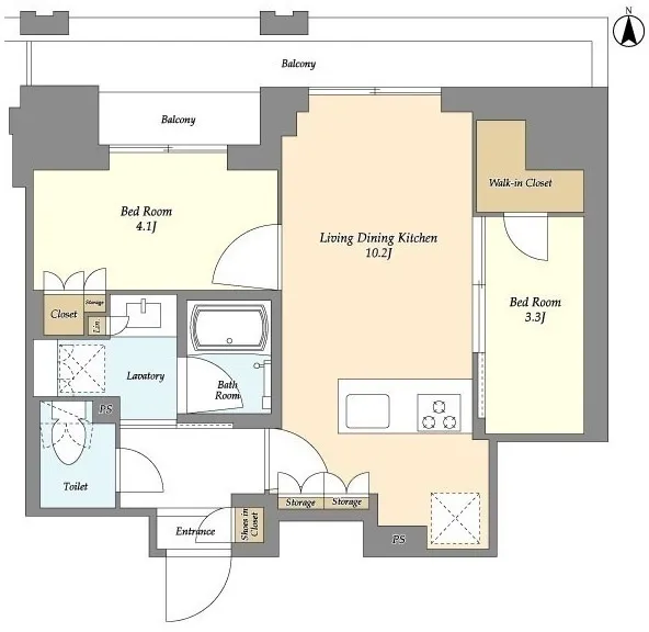 Due Fuchu I - Floor Plan - ["Floor plan", "Plan", "Diagram"]