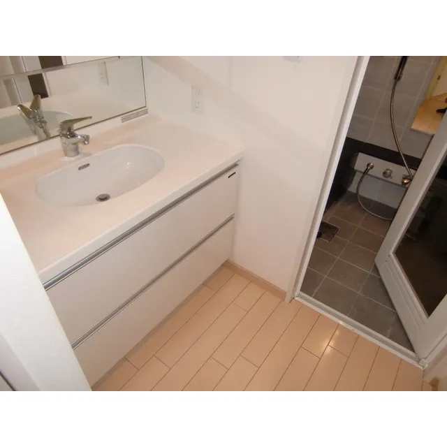 Comforia Nibancho - Interior - ["Brown", "Sink", "Bathroom cabinet"]