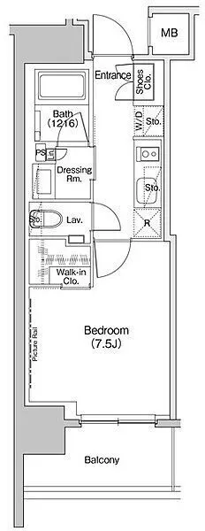 The Park Habio Motoasakusa Place - Floor Plan - []