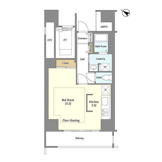 Acty Kami-Ikebukuro  - Floor Plan - ["Rectangle", "Schematic", "Map"]